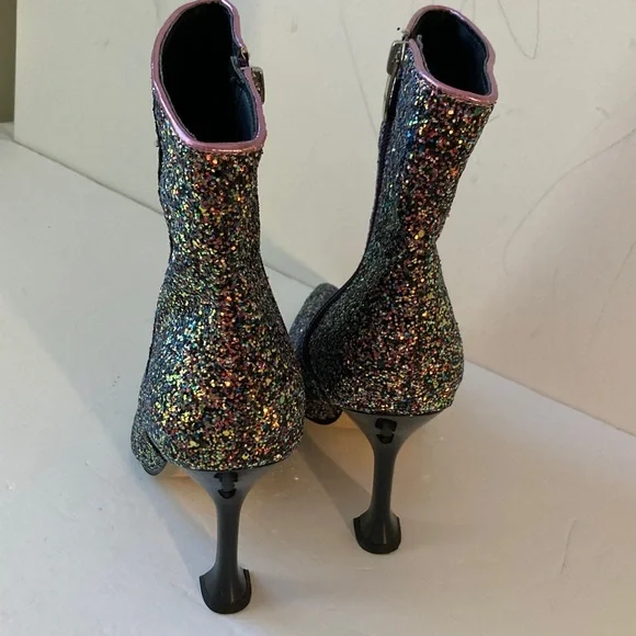 Marc Fisher Multicolor Glitter Heeled Boots - Picture 2 of 6